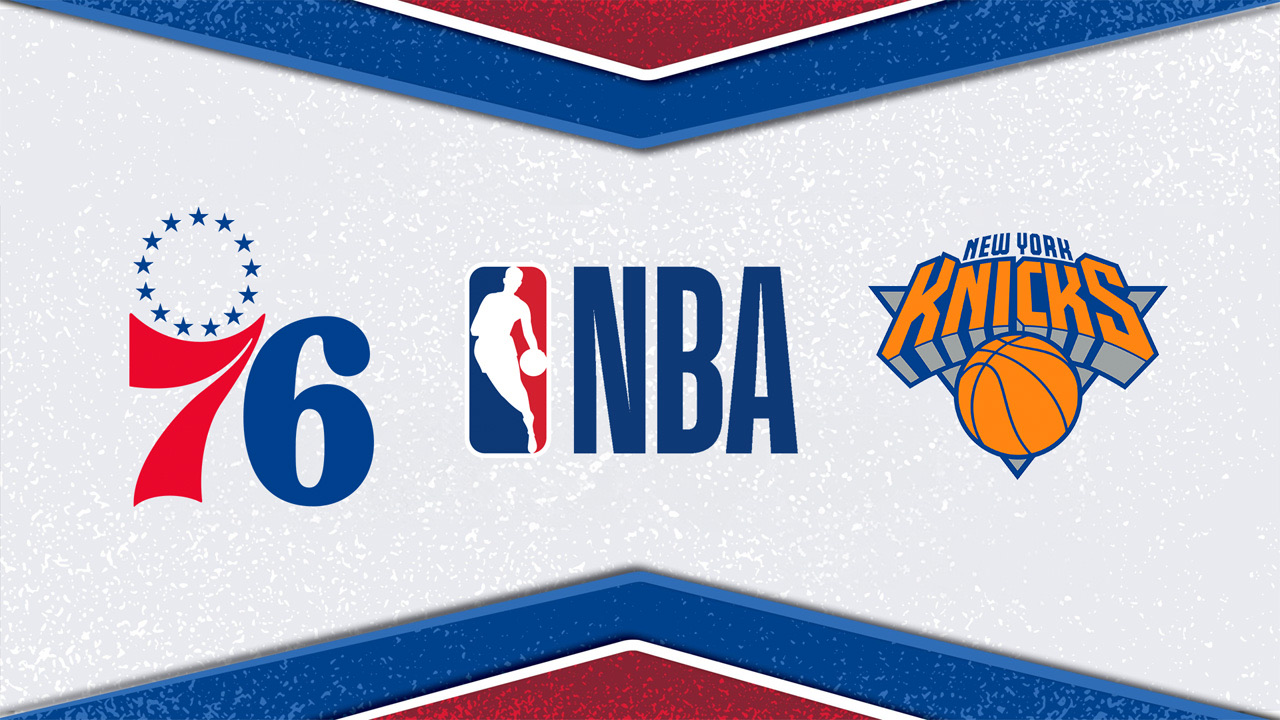 76ers vs Knicks NBA Cup game at Xfinity Mobile Arena, Philadelphia