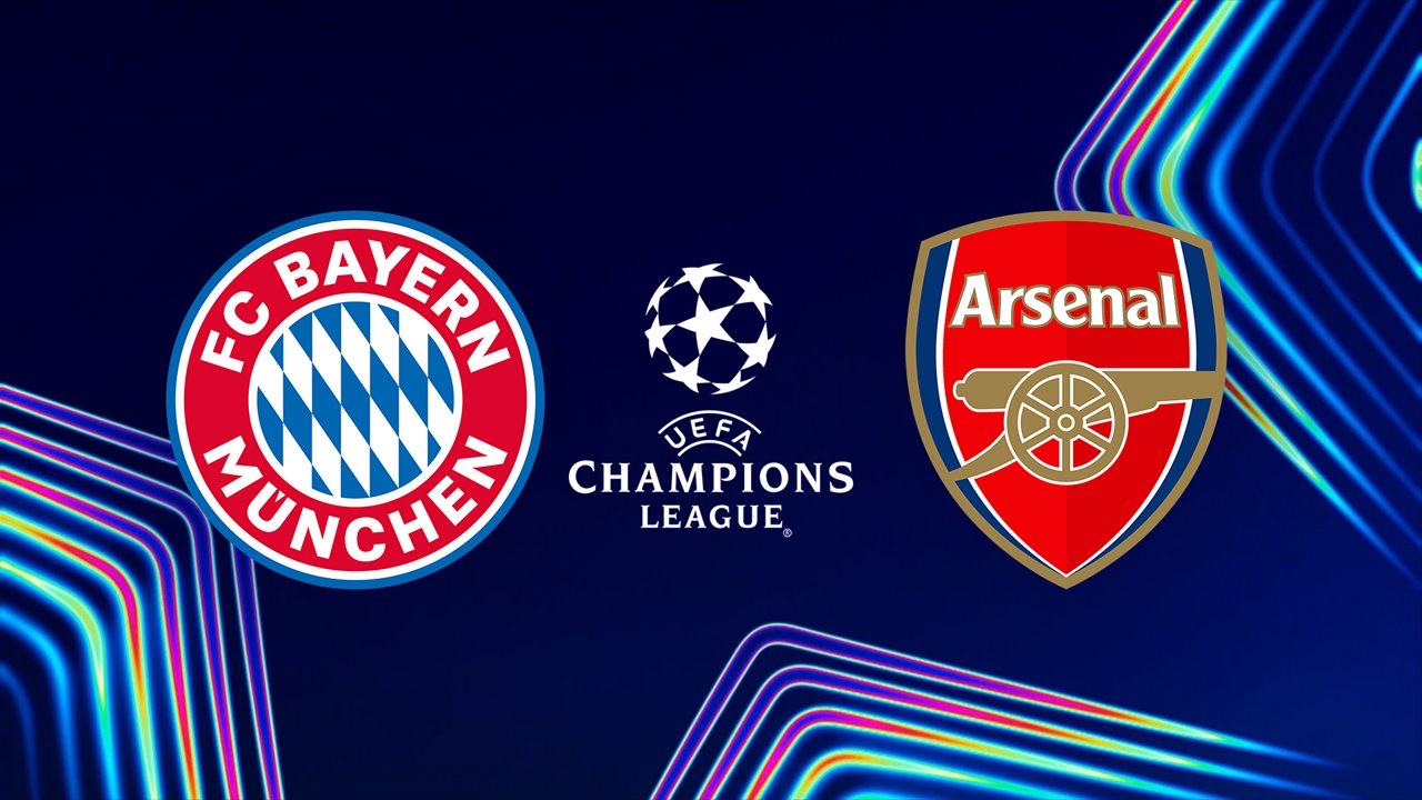 Bayern vs Arsenal Champions League 2026 match poster