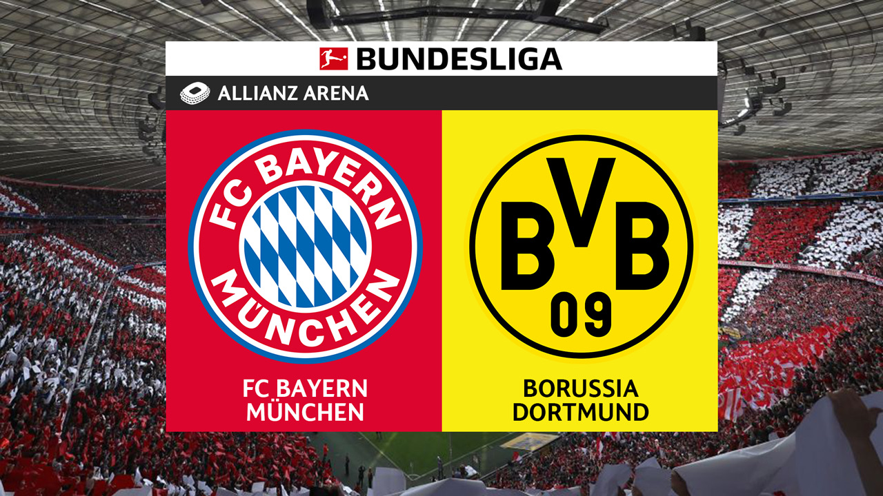 Bayern vs Dortmund Der Klassiker at the Allianz Arena, Bundesliga 2026