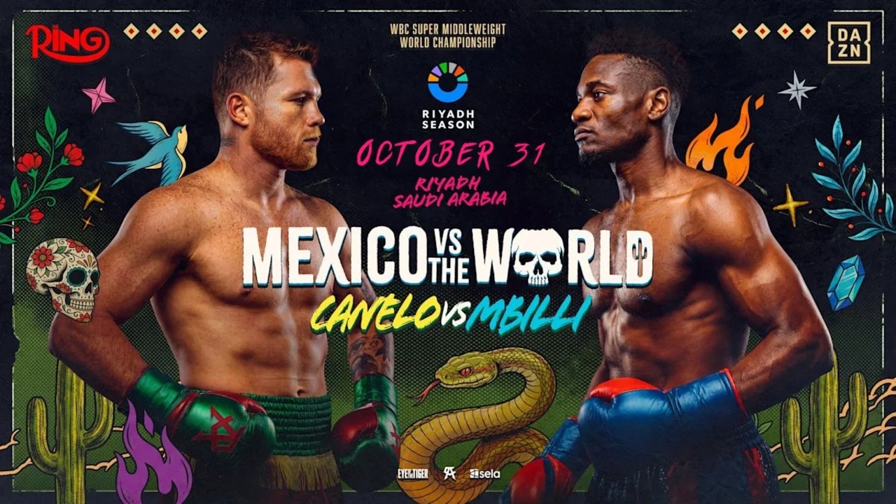 Canelo vs Mbilli en vivo desde Riad