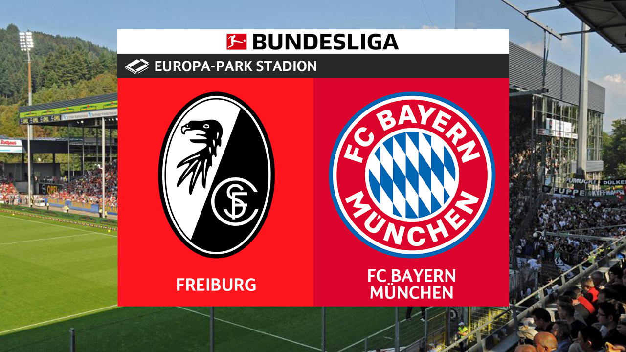 Freiburg vs Bayern Munich at the Europa-Park Stadion