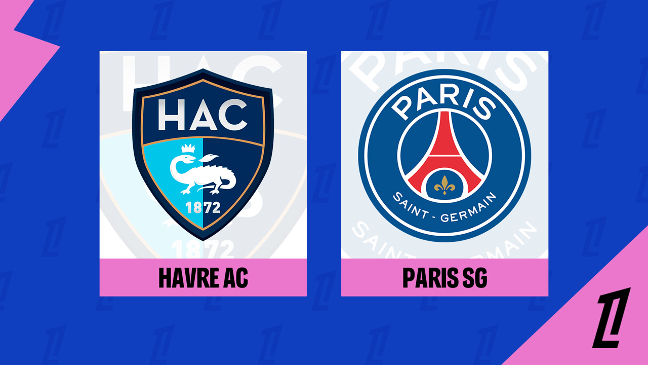 Le Havre vs PSG Ligue 1 match at Stade Océane