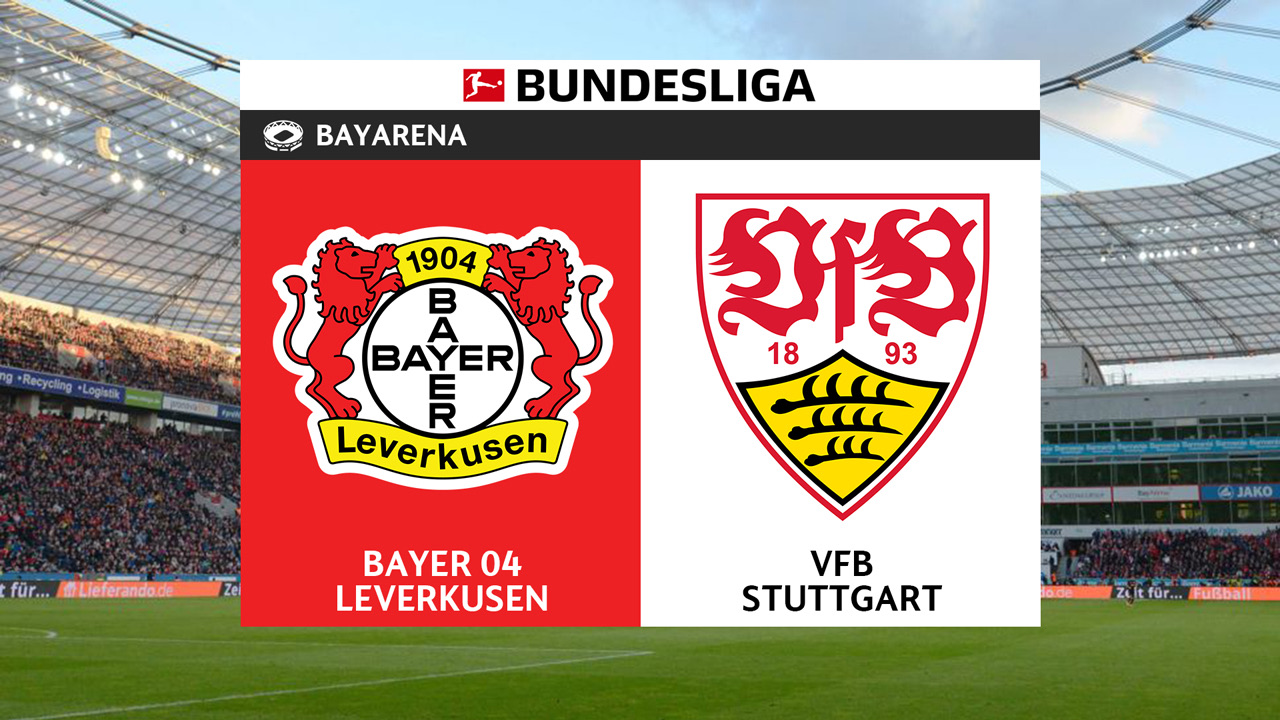 Leverkusen vs Stuttgart Bundesliga match at the BayArena