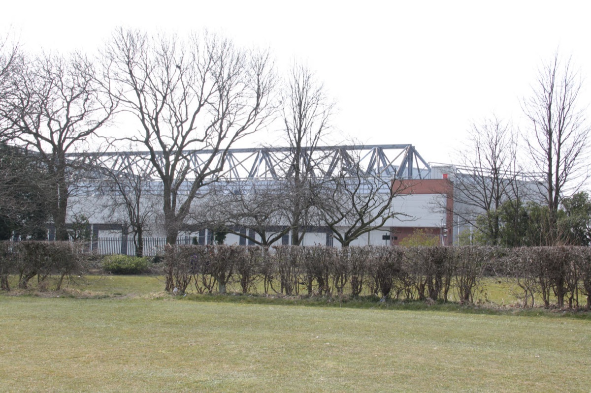 Liverpool vs Arsenal at Anfield, seen from Stanley Park