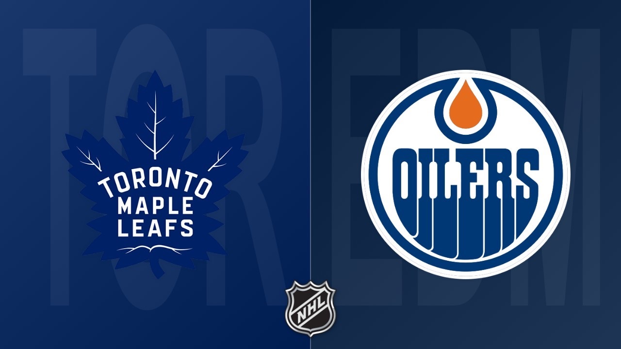 Maple Leafs vs Oilers at Rogers Place in Edmonton