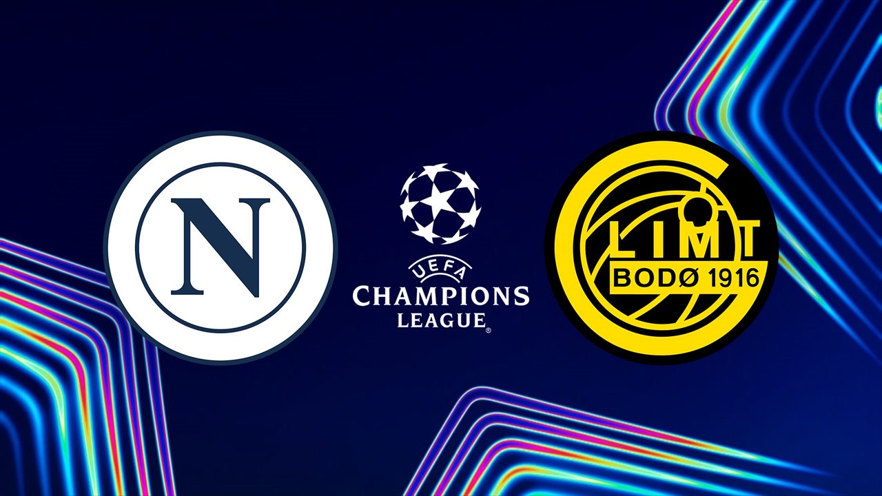 Napoli vs Bodo Glimt Champions League 2026 match poster