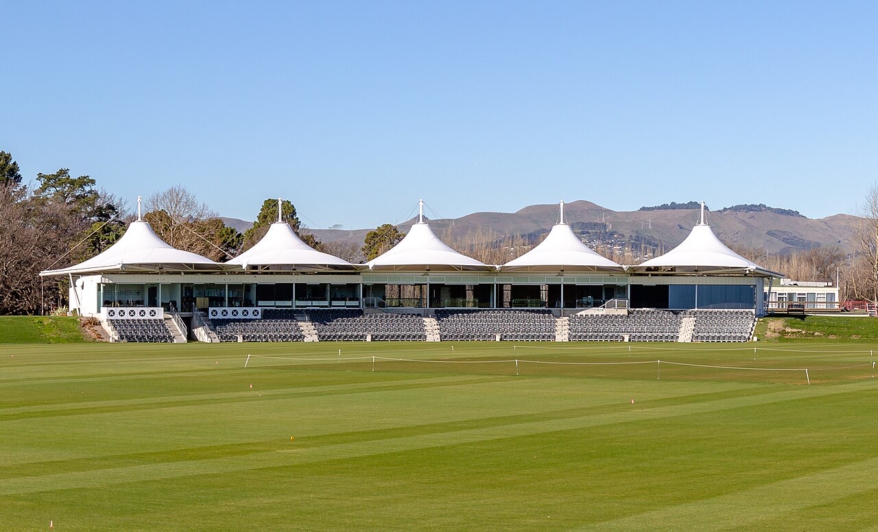 New Zealand vs India T20I venue Hagley Oval in Christchurch