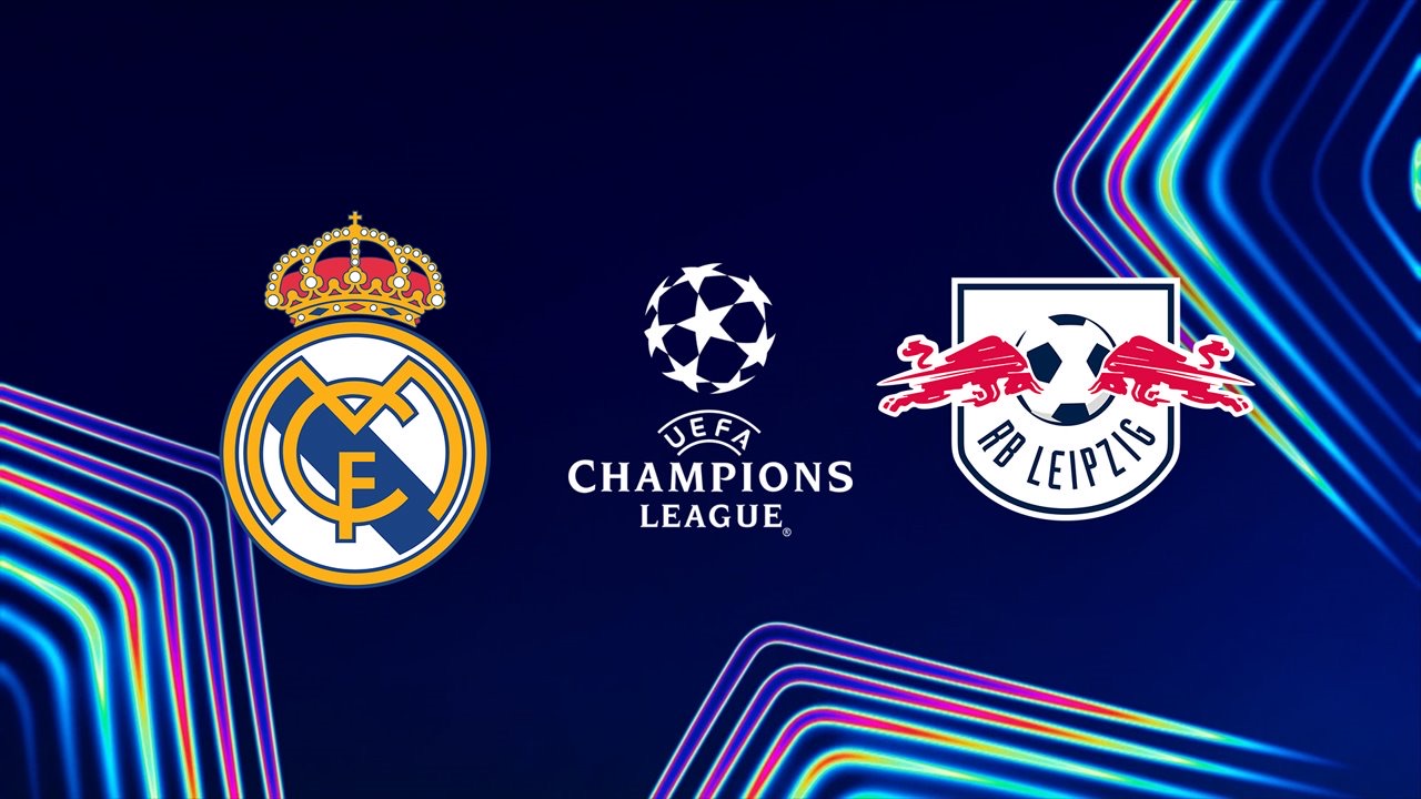 Real Madrid vs Leipzig Champions League 2026 match poster